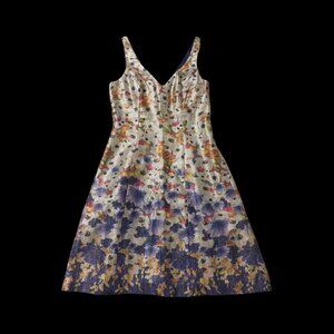 Adrianna Papell sleeveless floral dress size 0